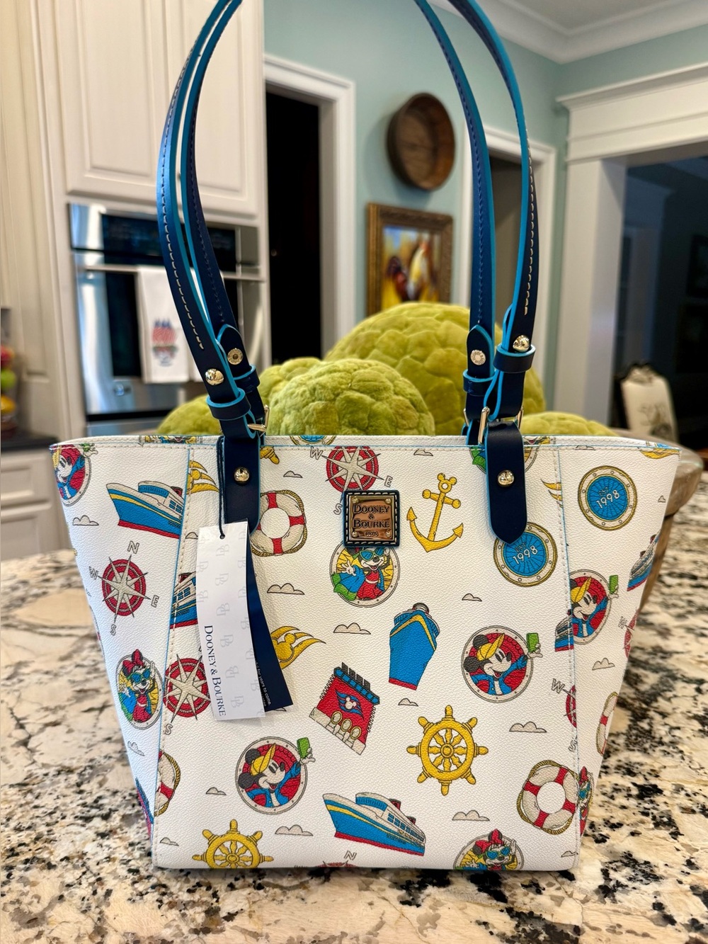 NWT Disney Cruise Line 2025 Nautical Tote by Dooney & Bourke